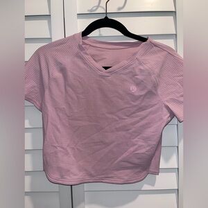 Lululemon V-neck tennis tank in pink peony